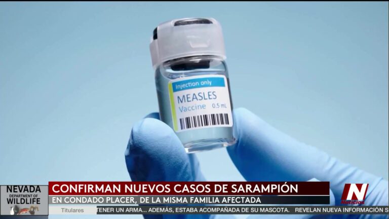 Alarma en el Condado Placer por Aumento de Casos de Sarampión