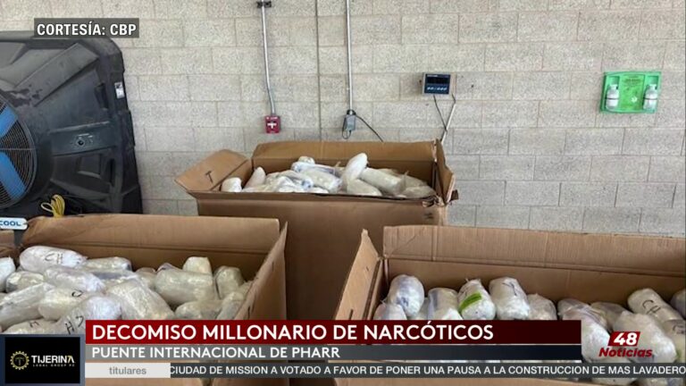 Incautación De Metanfetaminas En El Puente Internacional De Pharr