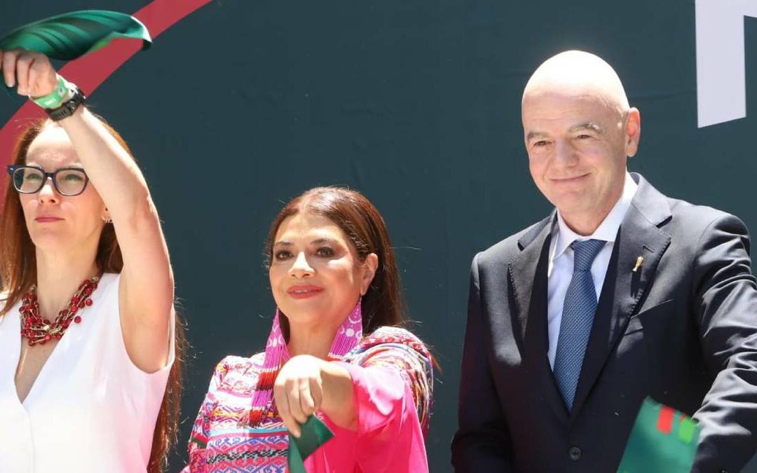 Gianni Infantino inaugura espectacular exposición del Mundial en Iztapalapa