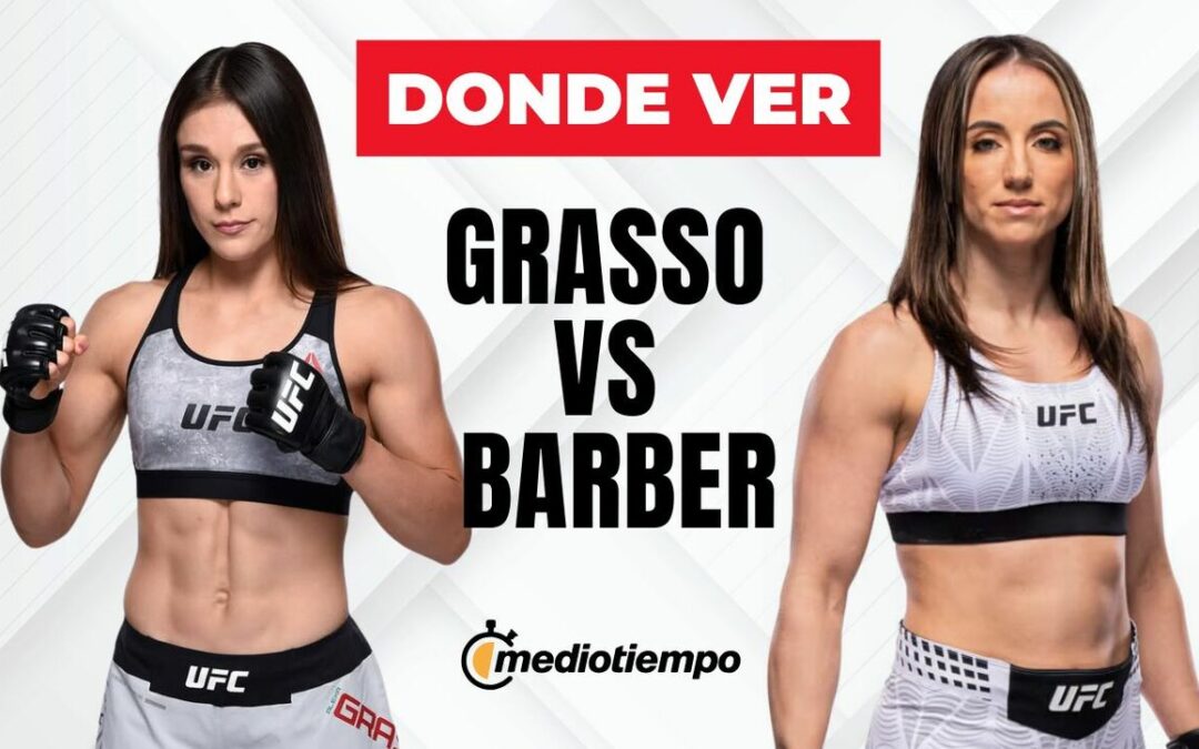 Alexa Grasso enfrenta a Maycee Barber: Horario y dónde ver la pelea de UFC hoy
