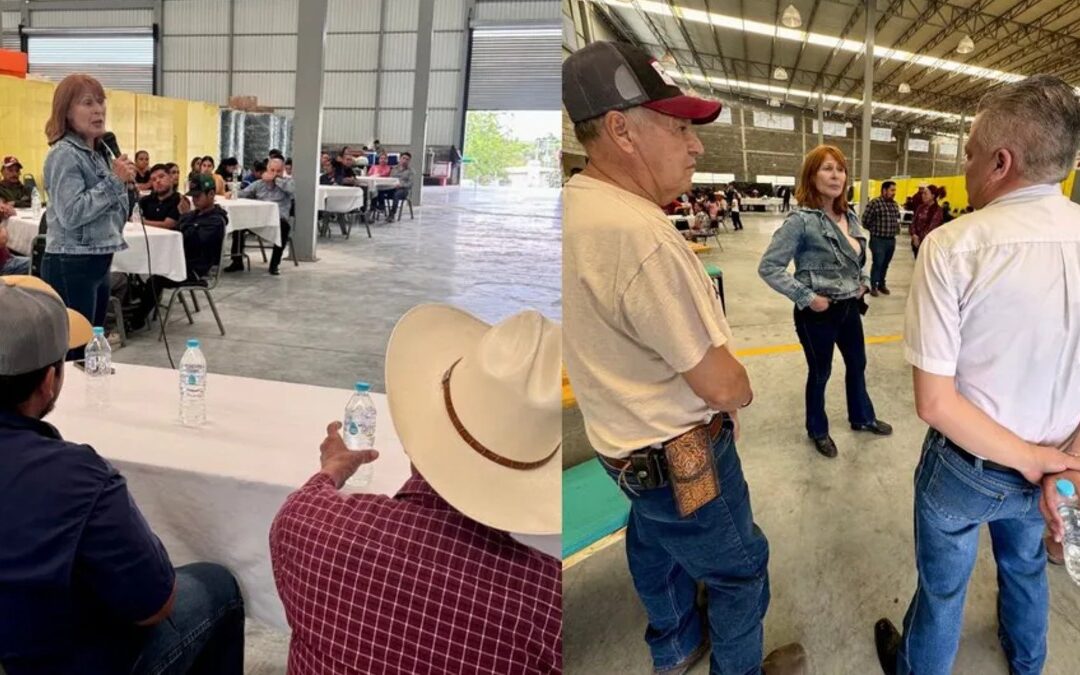 Tatiana Clouthier atiende las demandas en Cadereyta, Nuevo León