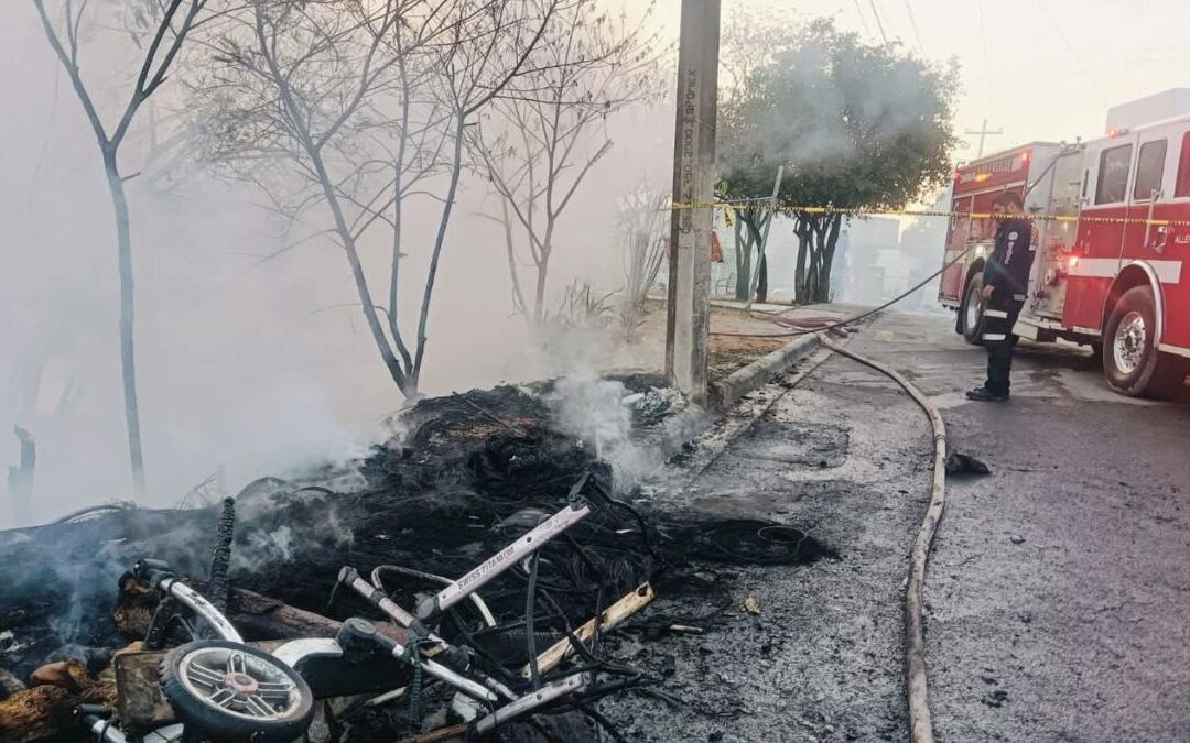 Impactante incendio en Allende cobra la vida de un adulto mayor