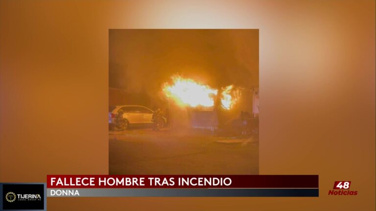 Tragedia En Donna: Hombre Pierde La Vida En Incendio