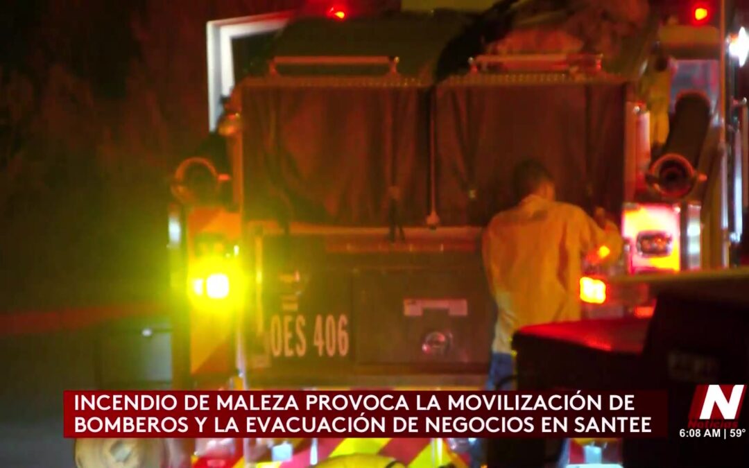 Incendio de Maleza en Santee: Respuesta Rápida y Evacuaciones Efectivas