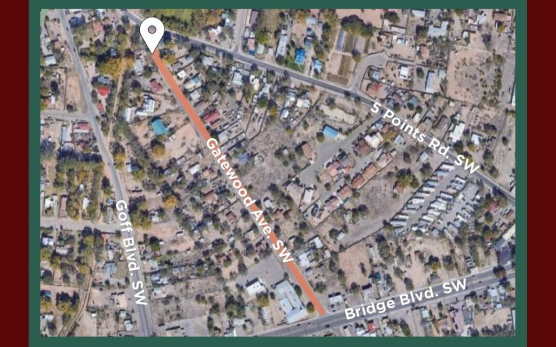 Gatewood Avenue: Clave en el Proyecto de Infraestructura de Bernalillo