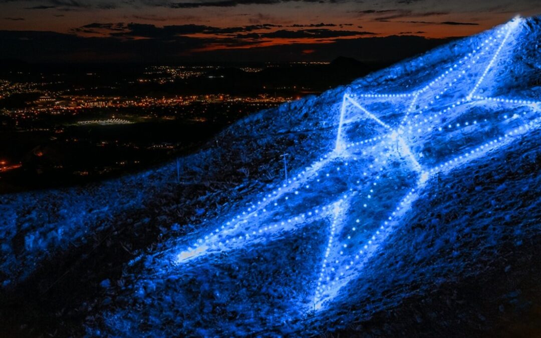 Impactante Homenaje con Estrella Azul en El Paso a Familias en Duelo en Marzo