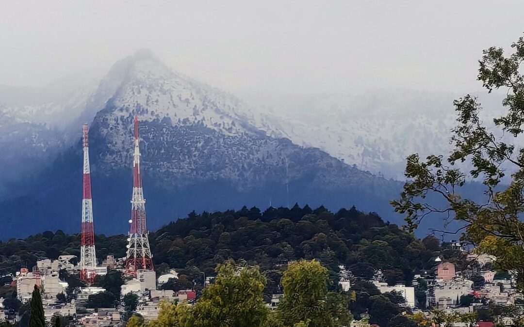 Increíble nevada en el Ajusco sorprende a todos este marzo 2026