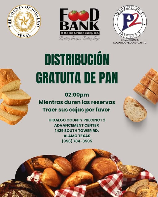 Anuncian distribución gratuita de pan en Álamo este 31 de marzo