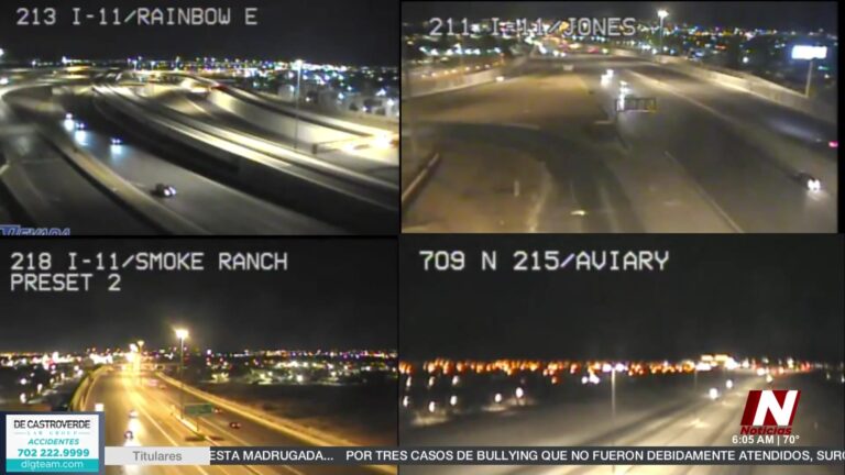 Tráfico sin Complicaciones en Las Carreteras de Las Vegas Esta Mañana