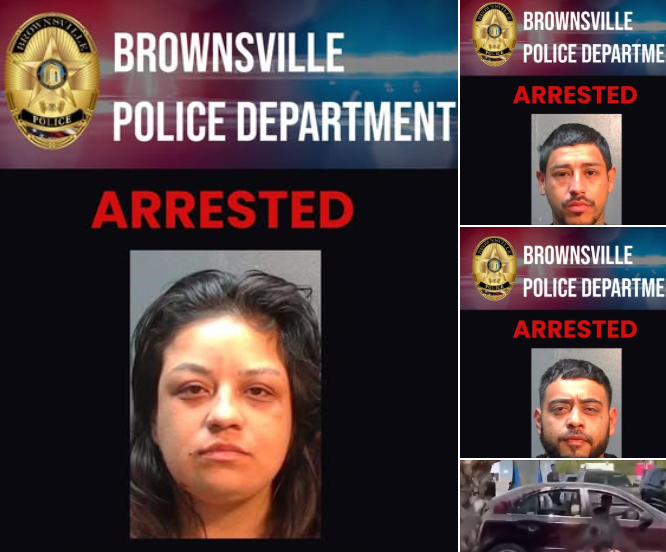 Arrestan a tres personas por múltiples robos en Brownsville