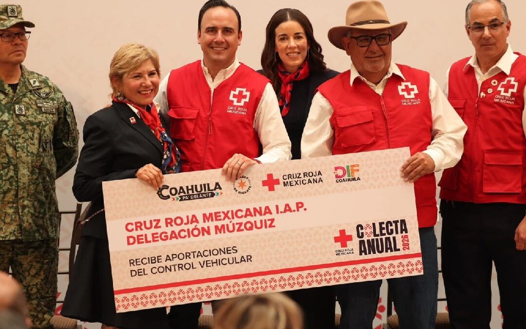Colecta Anual de la Cruz Roja en Coahuila: Manolo Jiménez Lanza el Llamado a la Solidaridad