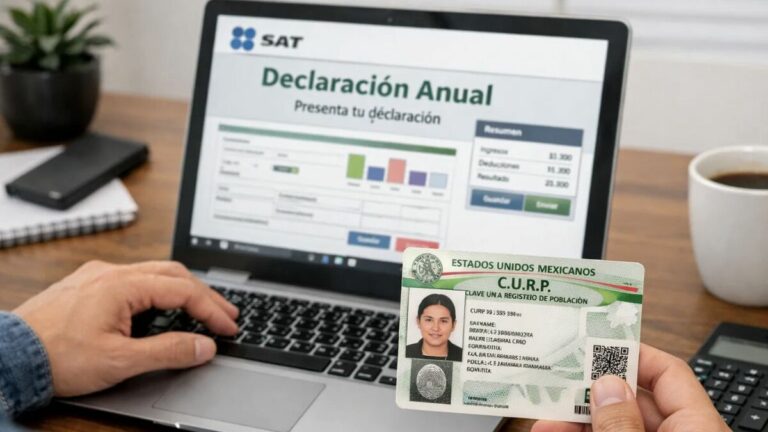 SAT Y CURP Biométrica: Requisitos Esenciales para la Declaración Anual 2026