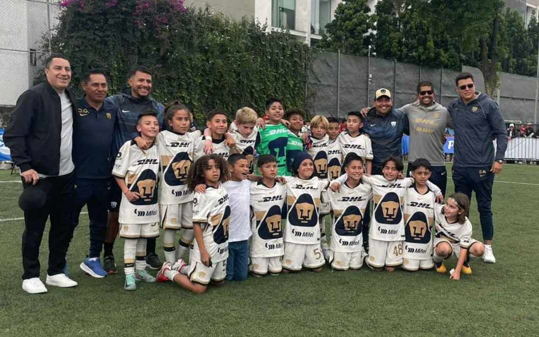 Pumas Infantil Campeones Gracias a los Hijos de Efraín Juárez y Coco Carrasquilla