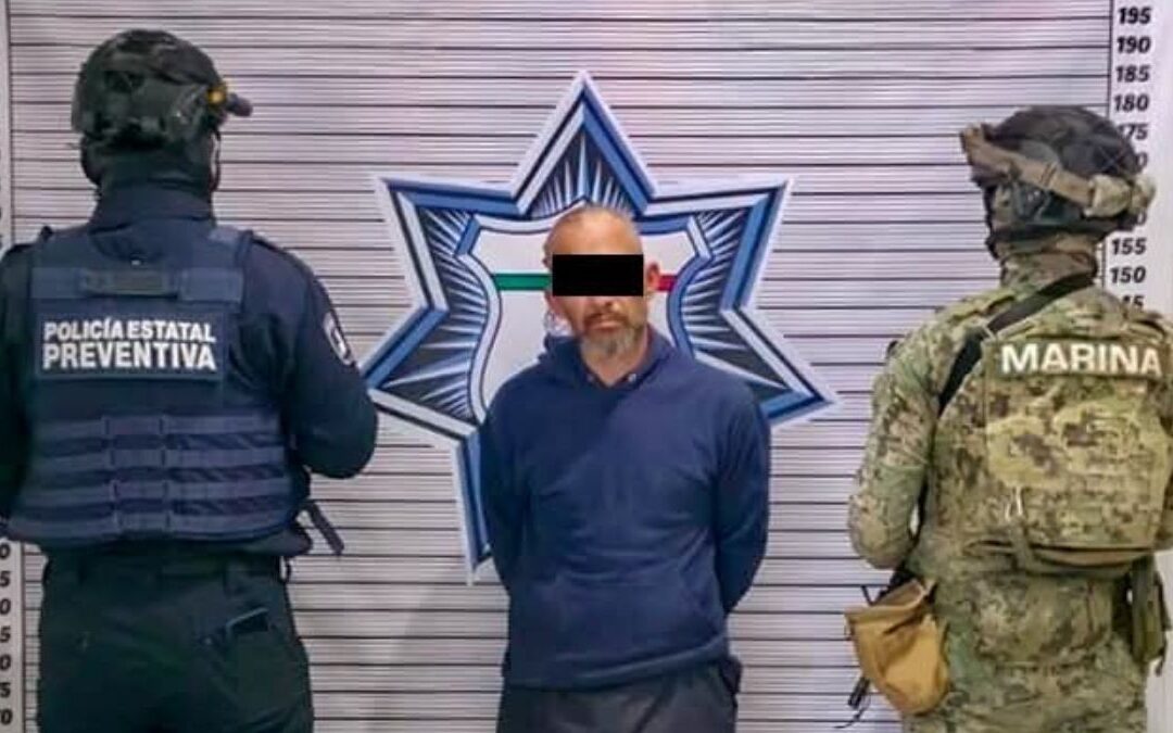 Reo fugitivo recapturado en la colonia Los Héroes de San Pedro Cholula con droga