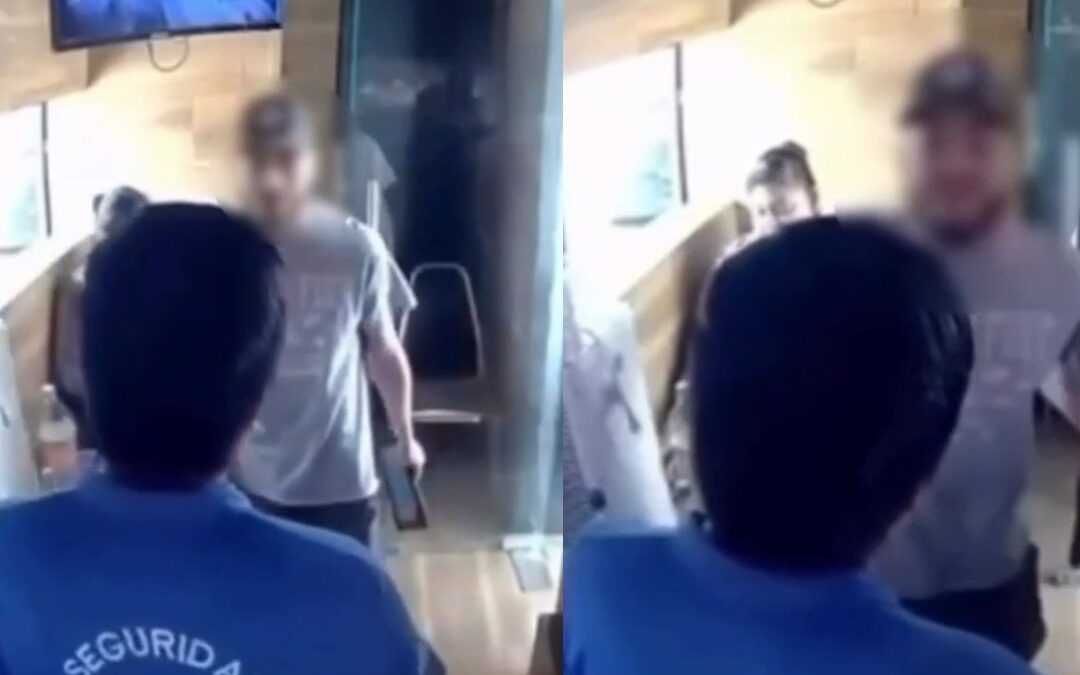 Agresión en Santa Catarina: Hombre Ataca a Guardia de Seguridad en Nuevo León | VIDEO Impactante