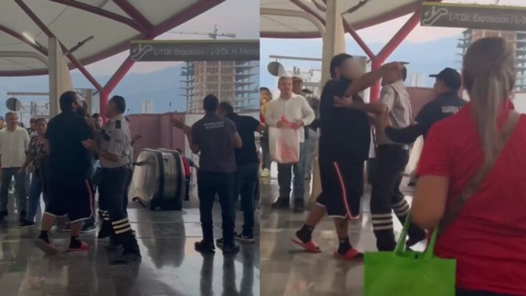 Peleas en la Estación Félix U. Gómez de Monterrey: Impactantes Imágenes y Reacciones