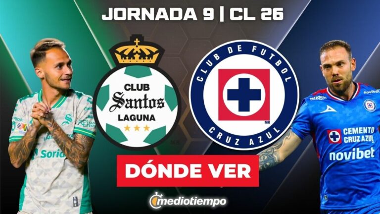 Santos vs Cruz Azul EN VIVO: Hora y Dónde VER el Partido de Liga MX 2026 HOY