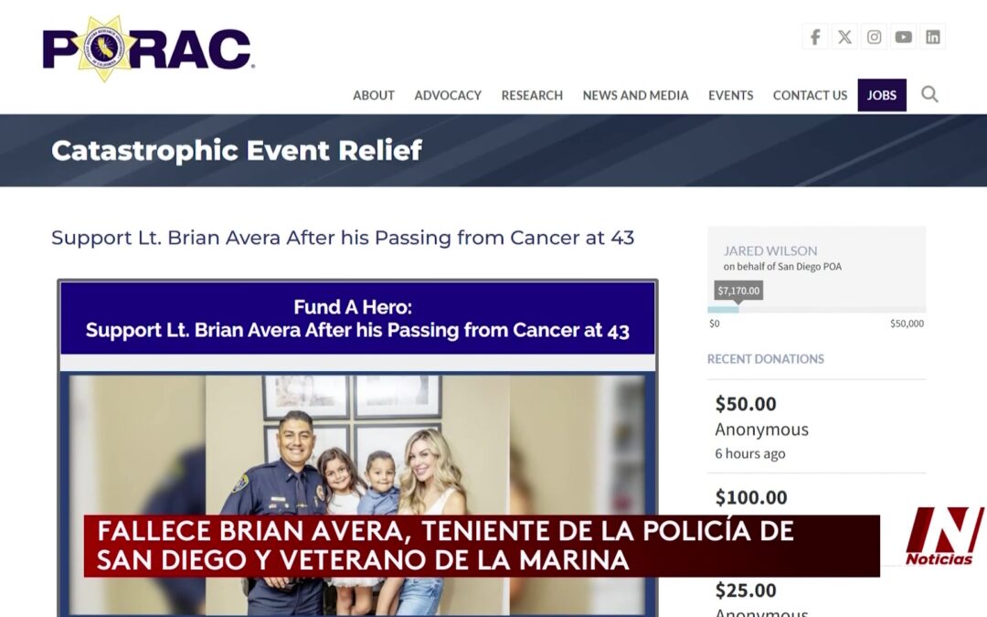 La Comunidad de San Diego Llora la Pérdida del Teniente Brian Avera