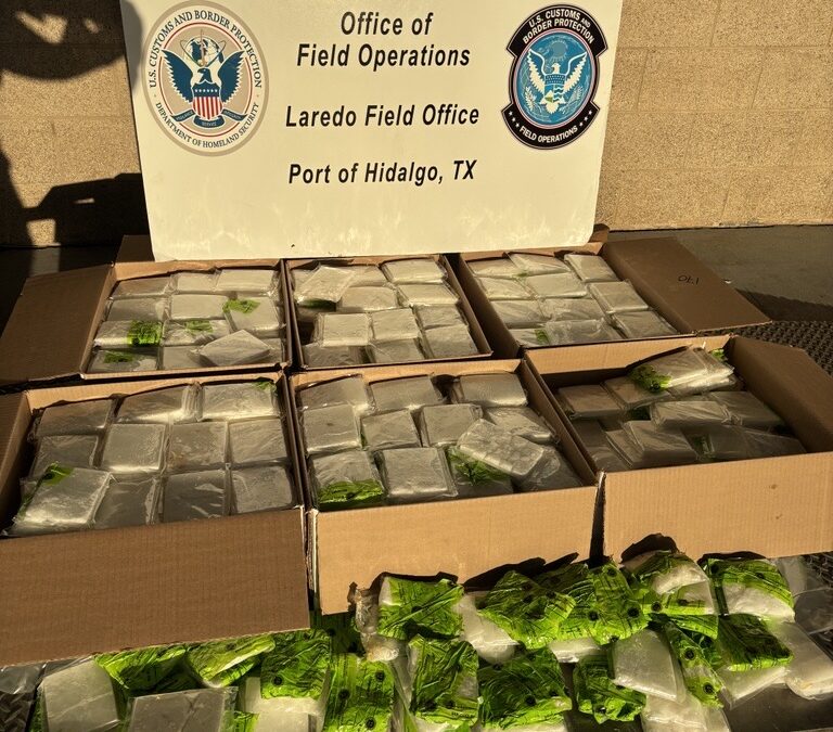 CBP asegura más de 2.6 millones de dólares en metanfetamina en Pharr