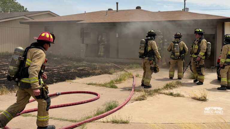 Impactante Incendio en Midland Resulta en un Fallecido