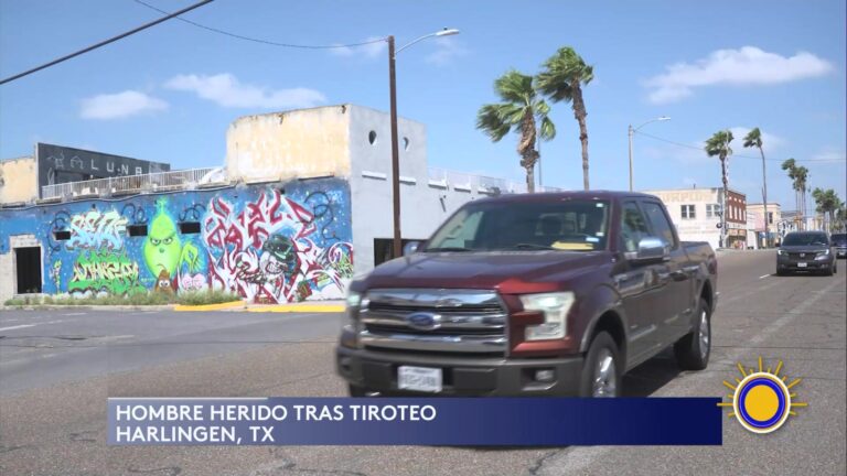 Tiroteo En Harlingen: Un Hombre Herido