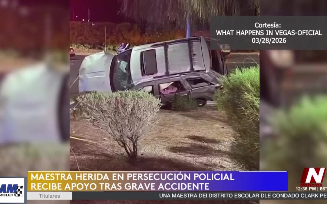 Grave Accidente de Tráfico en Las Vegas Deja a Maestra en Estado Crítico