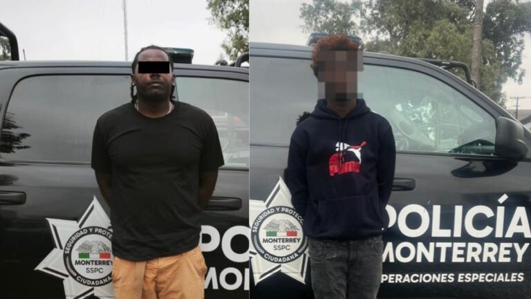 Detención de Haitianos con Droga en la Colonia Talleres de Monterrey