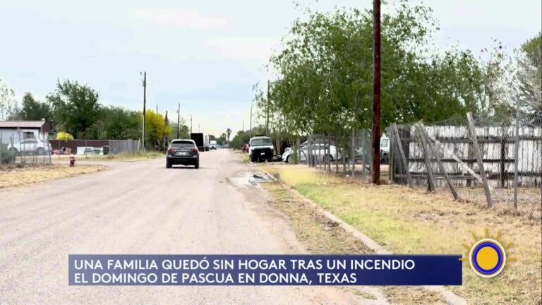 Incendio En Donna Deja A Familia Sin Hogar