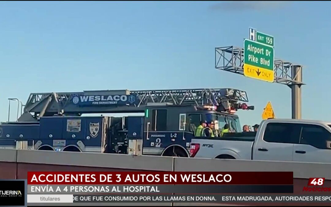 Accidente Automovilístico Con Tres Vehículos Involucrados
