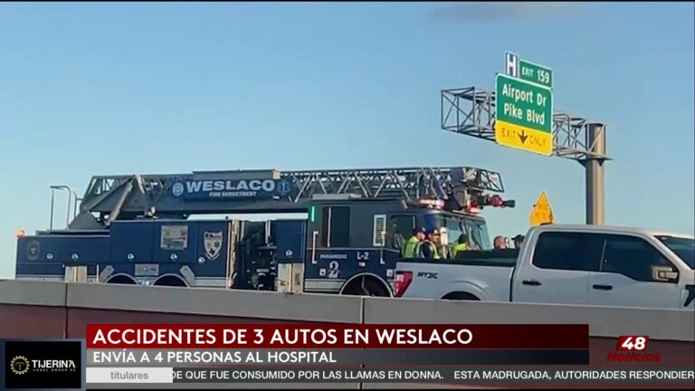 Accidente Automovilístico Con Tres Vehículos Involucrados