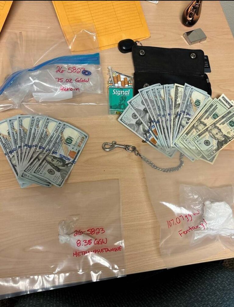 Detención en Reno: Hombre de California arrestado con gran cantidad de fentanilo tras persecución