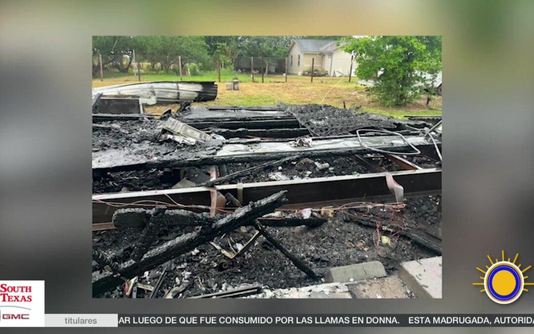 Incendio: Tragedia En Donna: Madre Y Cinco Hijos Pierden Su Vivienda