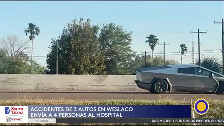 Enorme Accidente Vehicular Causa Congestión En Weslaco