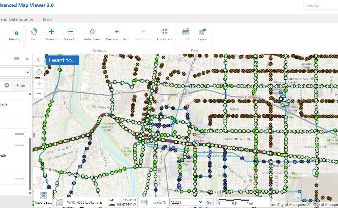 Advanced Map Viewer 3.0 Transforma el Acceso a Información Geográfica en Albuquerque