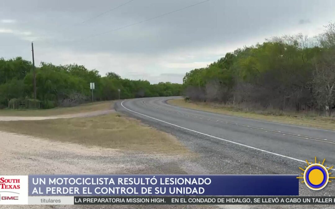 Motociclista Lesionado En Accidente Sin Vehículos Involucrados