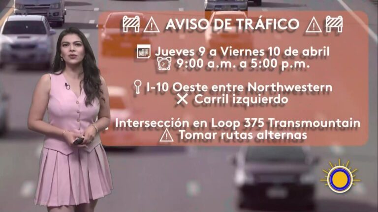 Importante Cierre Vial en Loop 375 en El Paso Interrumpe Tráfico Durante Dos Días