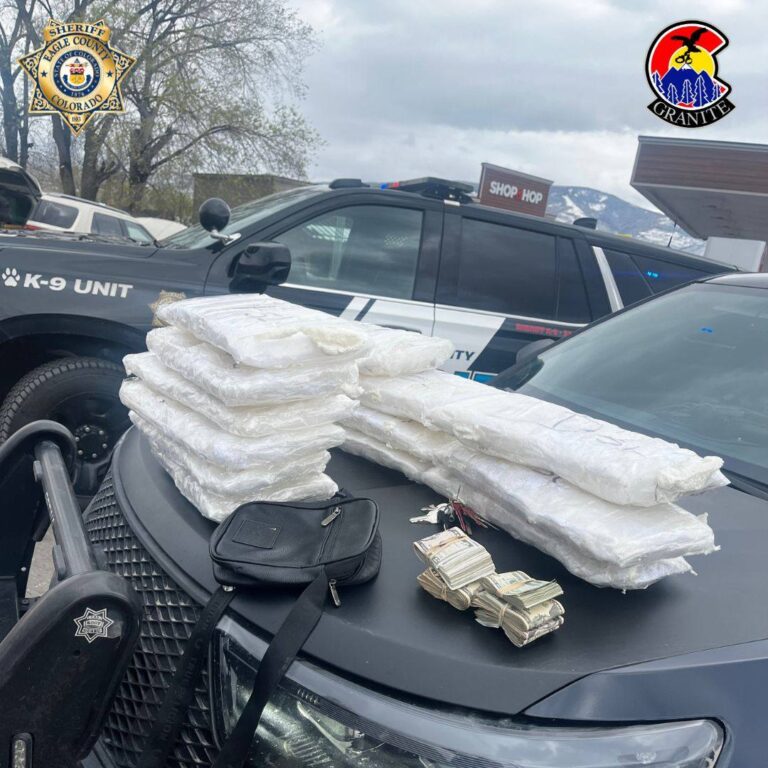 Gran decomiso de metanfetamina en la I-70 del condado Eagle agita Colorado