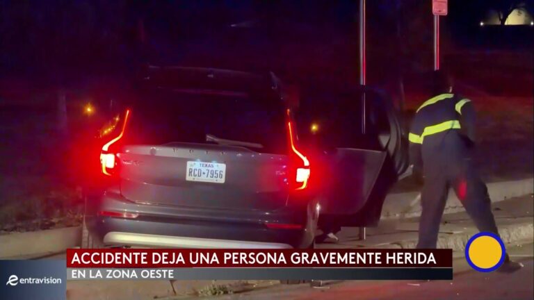 Grave accidente en El Paso deja a una persona en estado crítico