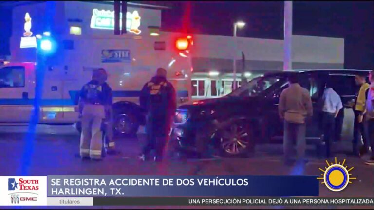 Accidente Vehicular Involucra Dos Autos En Harlingen