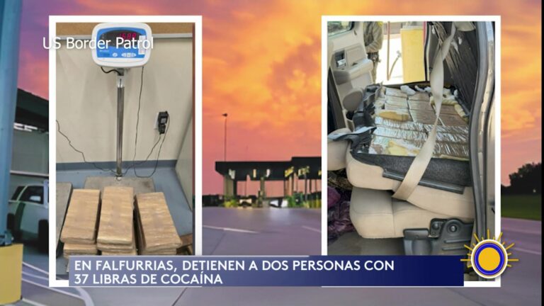 Descubren cargamento de cocaína en Falfurrias