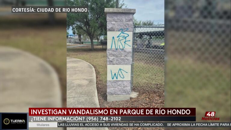 Toman medidas para frenar el vandalismo en Rio Hondo