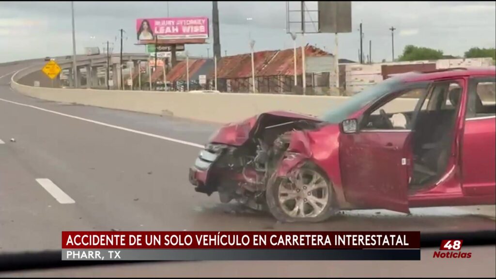Se reporta accidente en Pharr