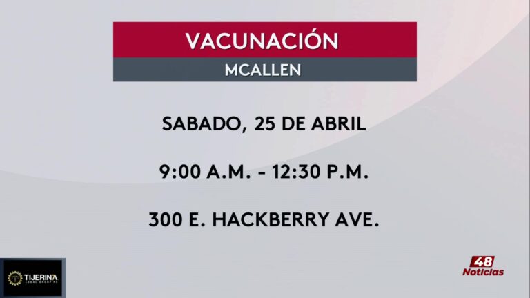 Día Nacional de vacunación Infantil en Hidalgo