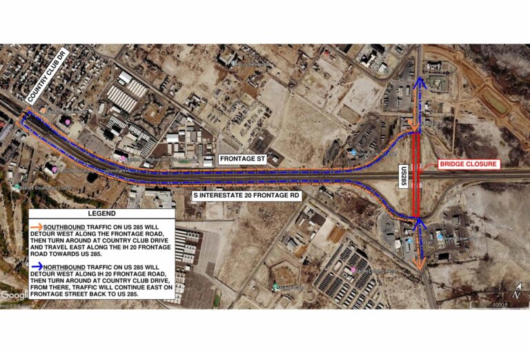 Cierre Total del Puente US 285 en Pecos: Comienza la Rehabilitación en Abril 2026