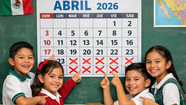 SEP anuncia suspensión de clases en abril 2026: Alumnos disfrutarán de 15 días de descanso