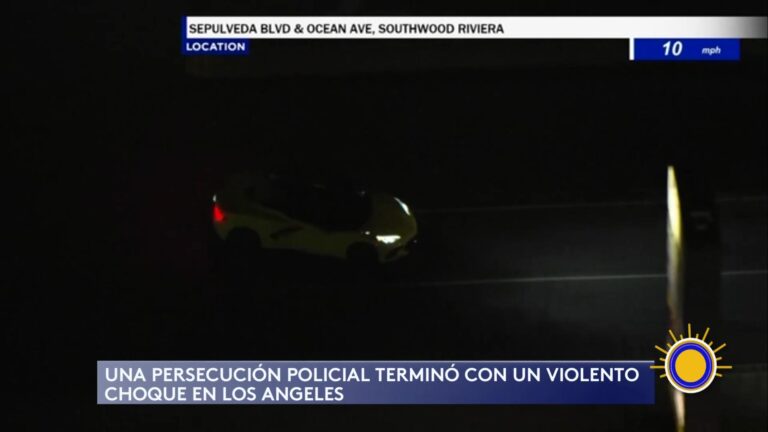 Persecución Y Accidente En Los Ángeles