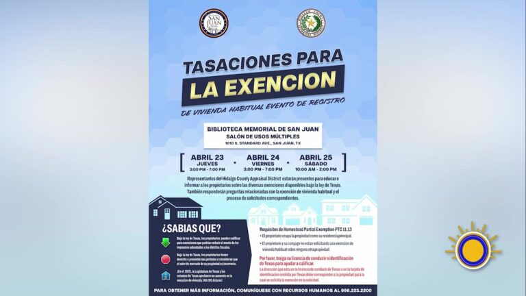 Apoyo Fiscal Para Propietarios De San Juan, Texas
