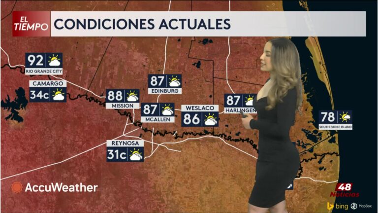 Un Avance Del Pronóstico Del Tiempo En El Valle De Texas