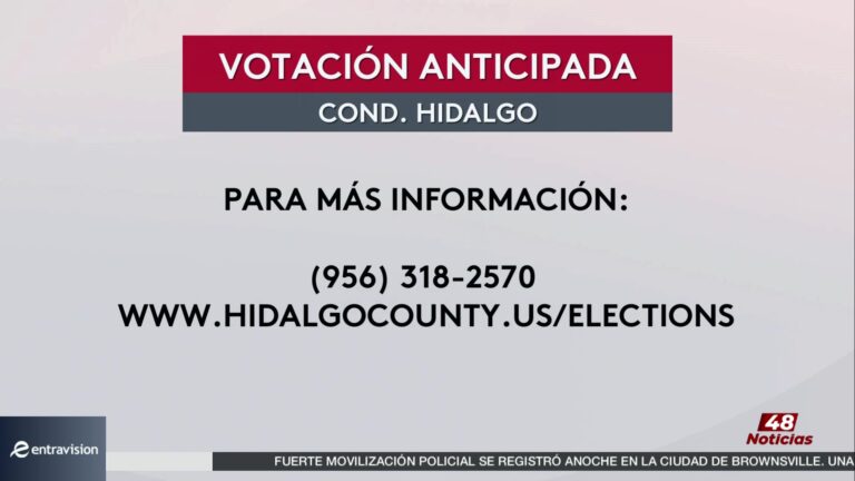 Arranca La Votación Anticipada En El Valle Del Río Grande Para Elecciones Locales
