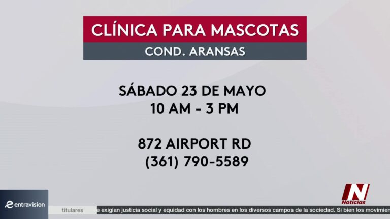 Clínica de Salud Gratuita para Mascotas en Aransas: Vacunación y Licencias a Precios Asequibles
